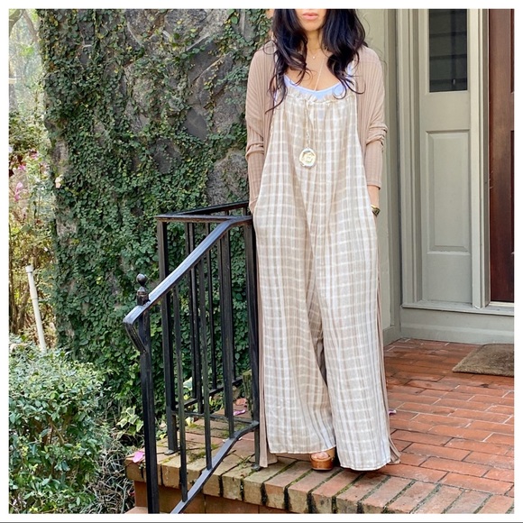 Loose fit cotton chic jumpsuit/jumper with pockets - Picture 6 of 8